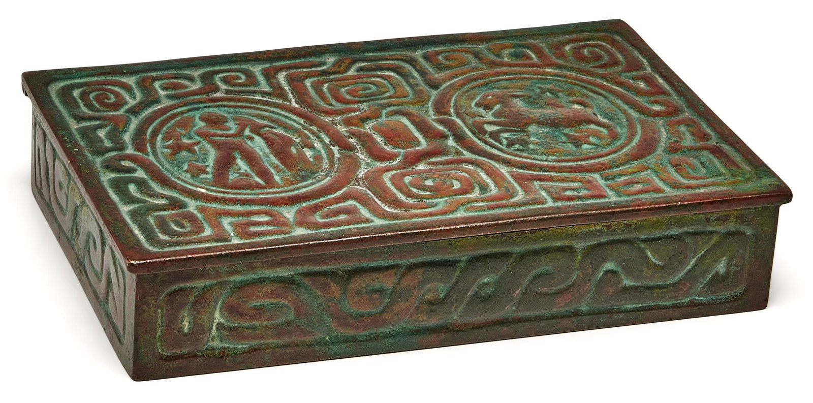 Tiffany Studios box: Tiffany Studios Zodiac box New York, NY