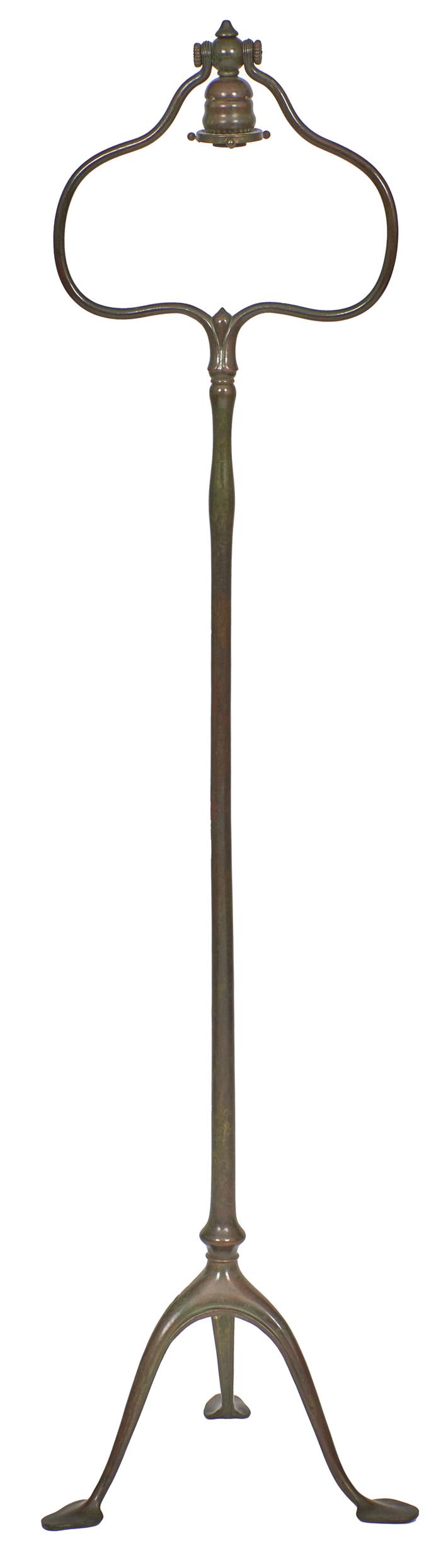 Tiffany Studios lamp base: Tiffany Studios floor lamp base New York, NY bronze