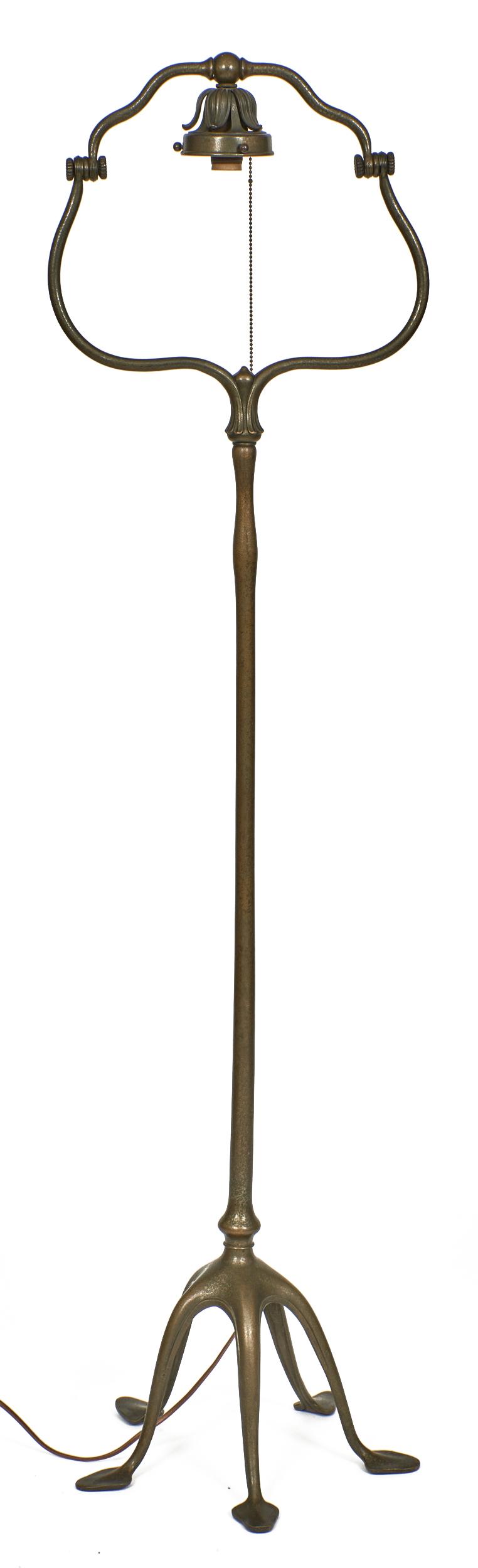 Tiffany Studios lamp base: Tiffany Studios floor lamp base New York, NY <