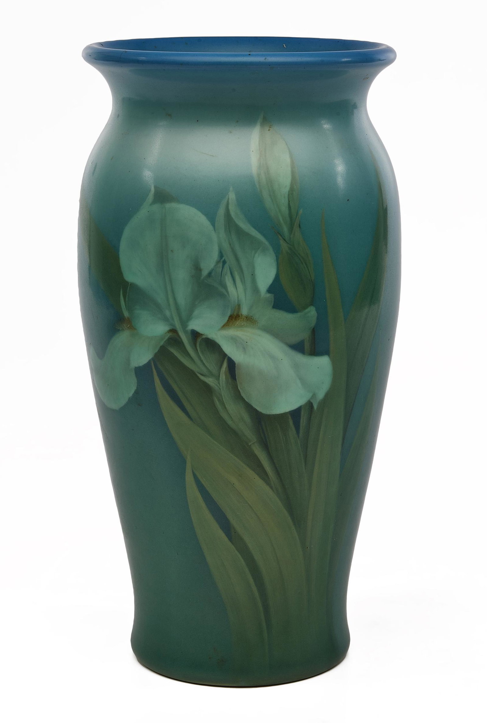 Rookwood Pottery vase: Rookwood Pottery by Carl Schmidt vase Cincinnati Vellum glazed ceramic signed, numbered, dated 1926 11.5"h x 6"dia