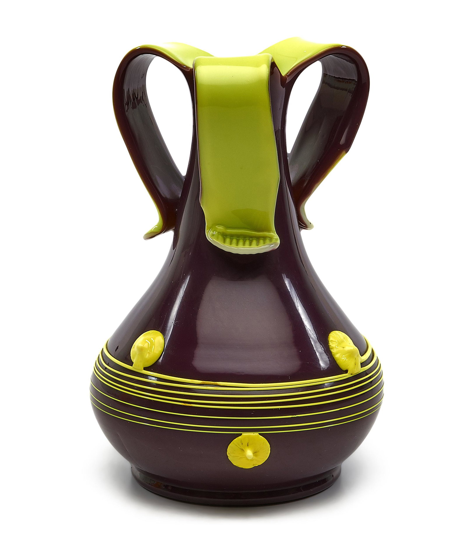 Loetz vase: Loetz vase Austria glass unmarked 7"h x 5"dia