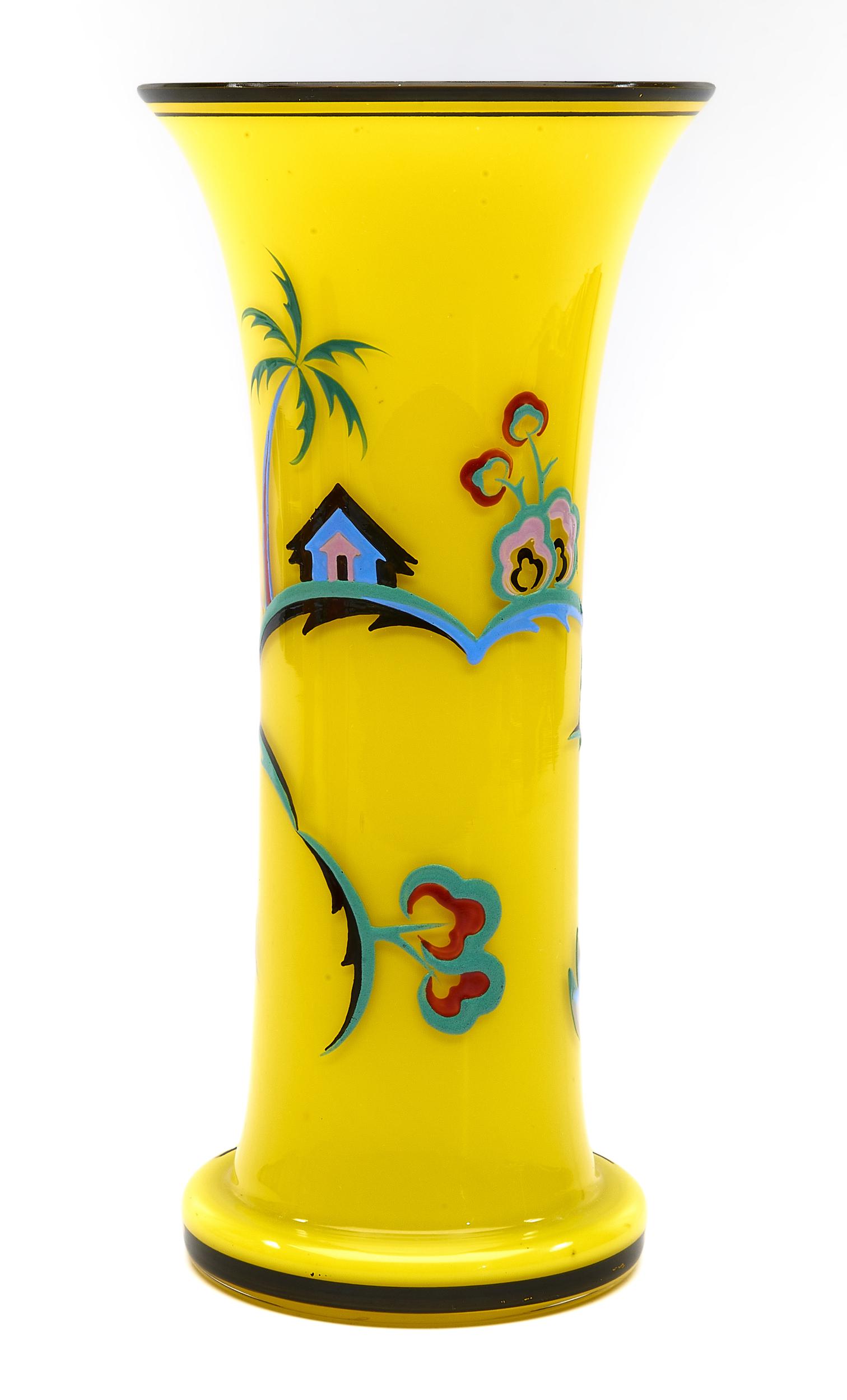 Loetz vase: Loetz vase Austria glass signed 10.25"h x 4.75"dia