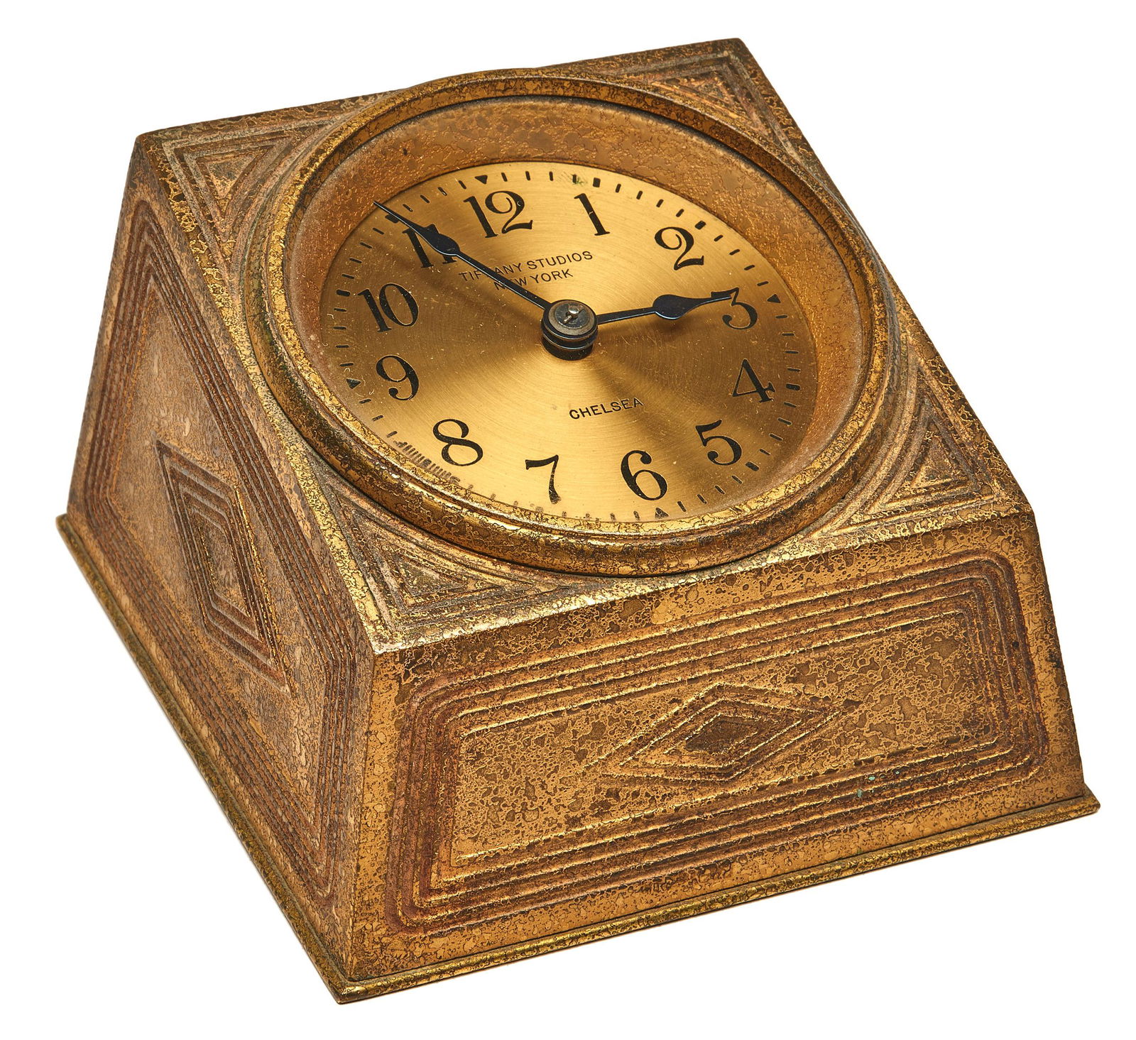 Tiffany Studios desk clock (1 of 4)