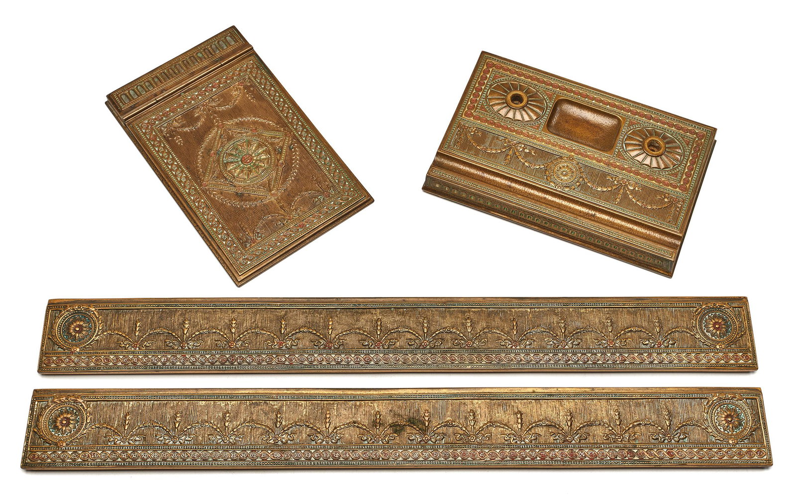 Tiffany Studios desk pieces (1 of 5)