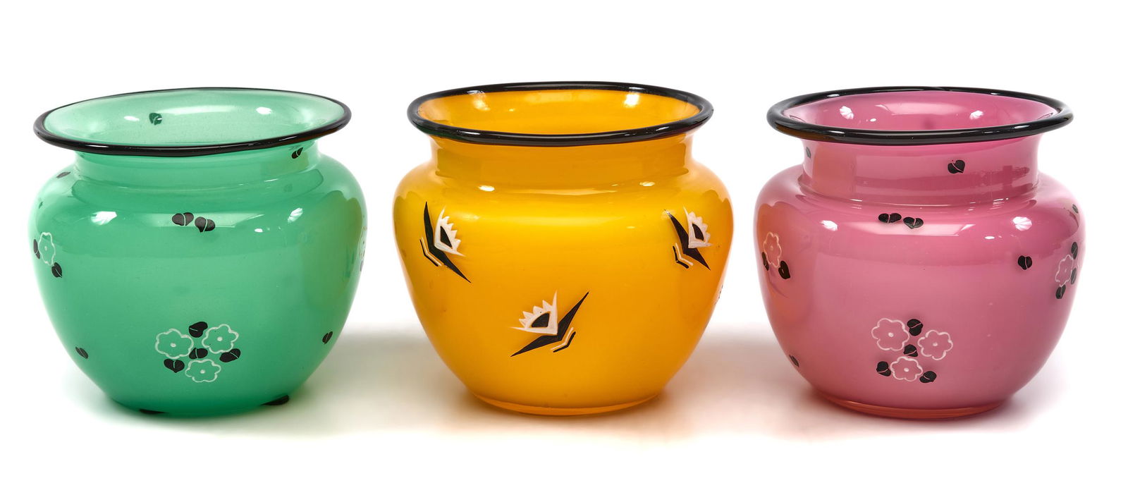 Loetz vase: LoetzvaseAustriaglasssigned3.75"h x 4.25"dia