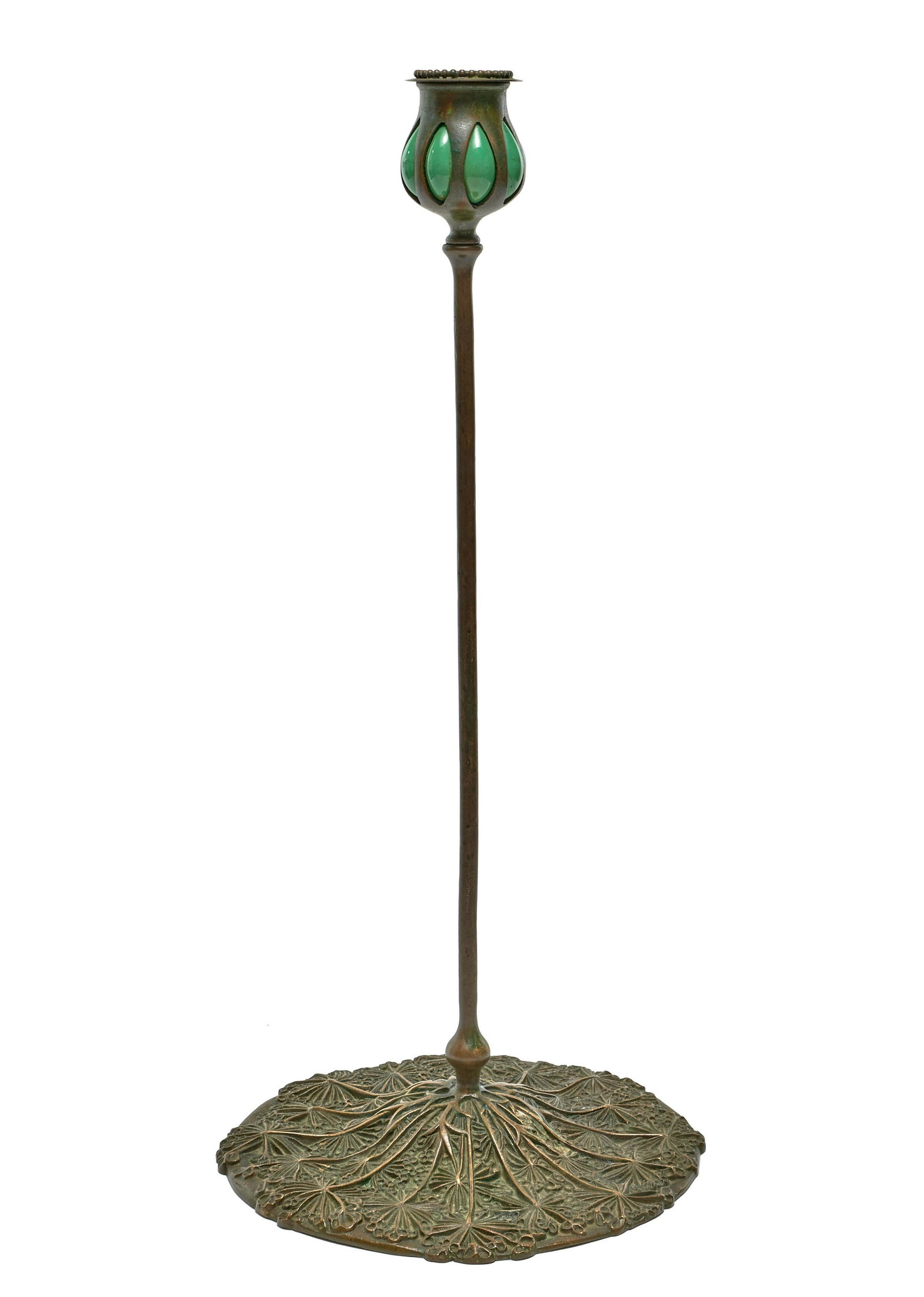 Tiffany Studios Wild Carrot candlestick (1 of 4)