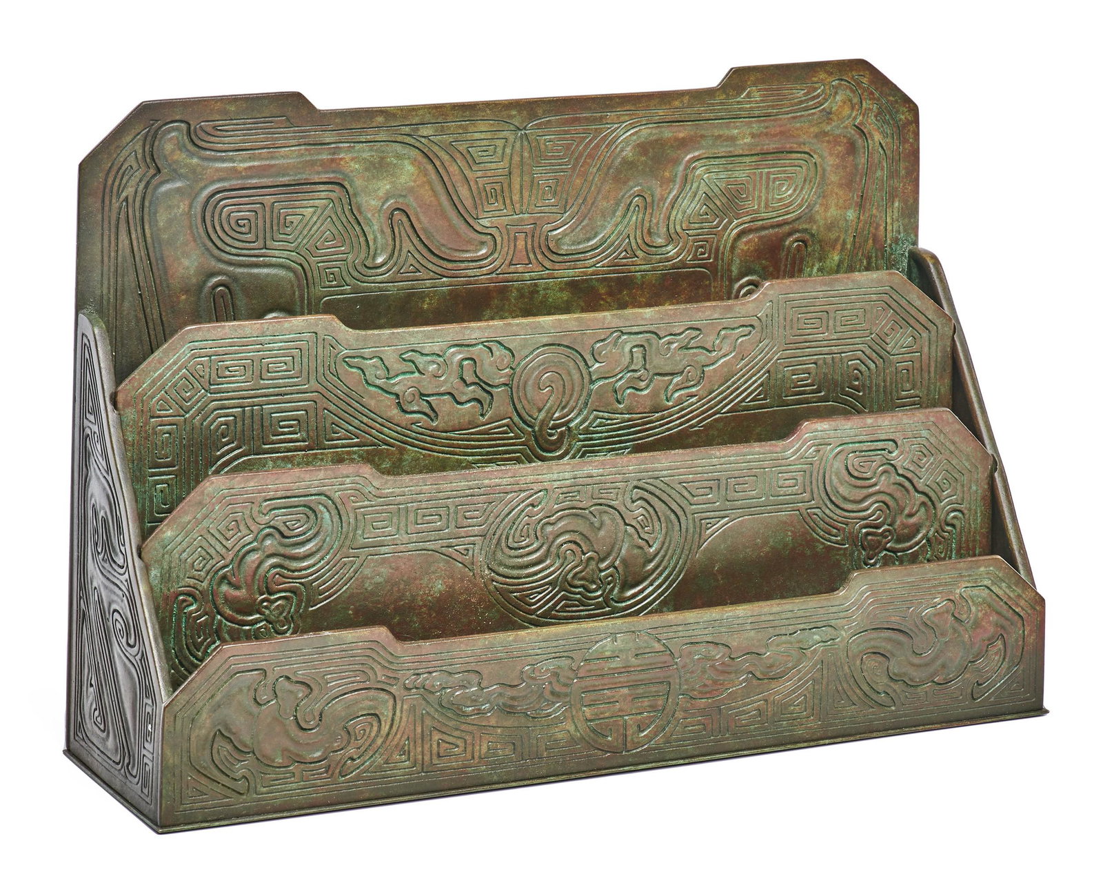 Tiffany Studios Chinese letter rack (1 of 3)