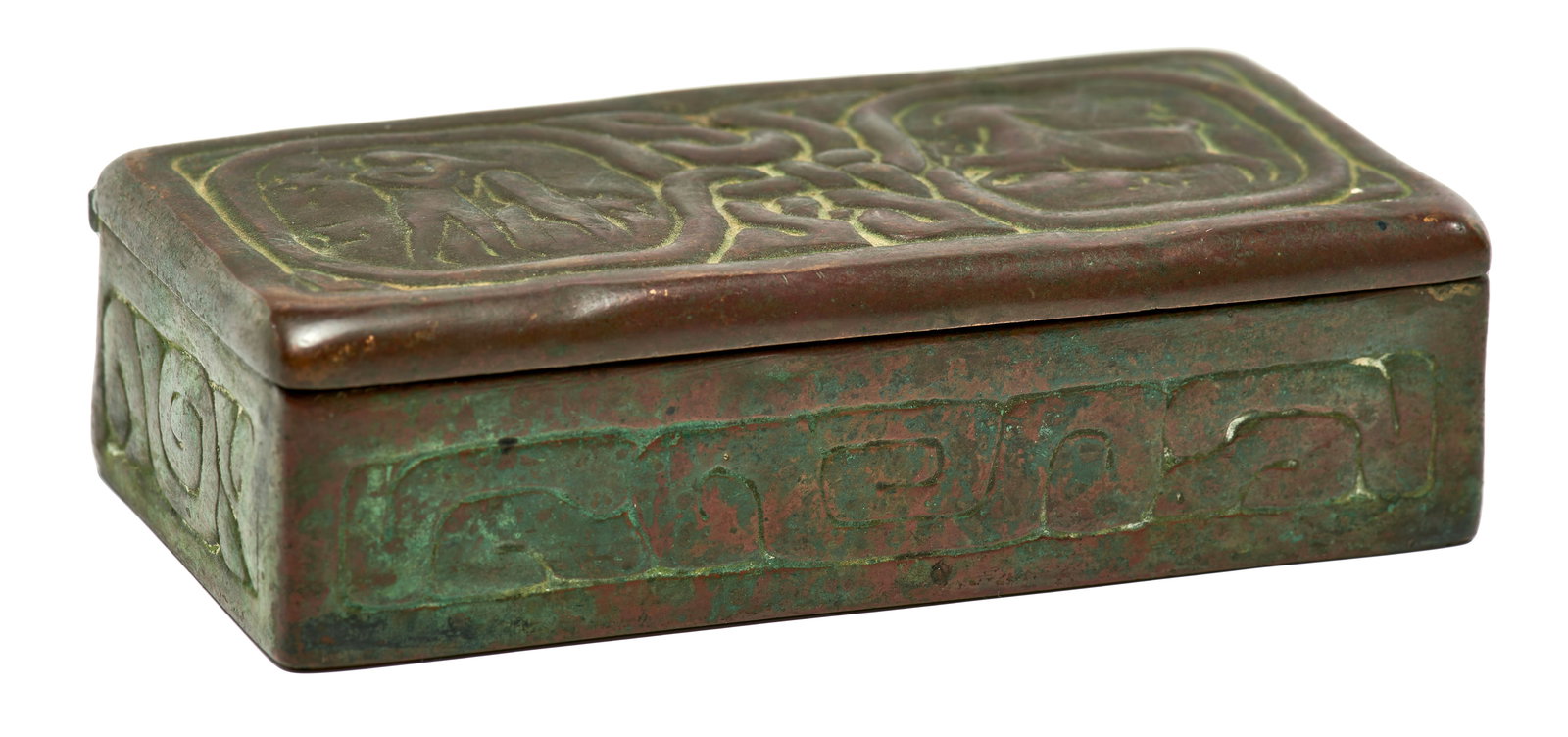 Tiffany Studios, Zodiac stamp box (1 of 4)