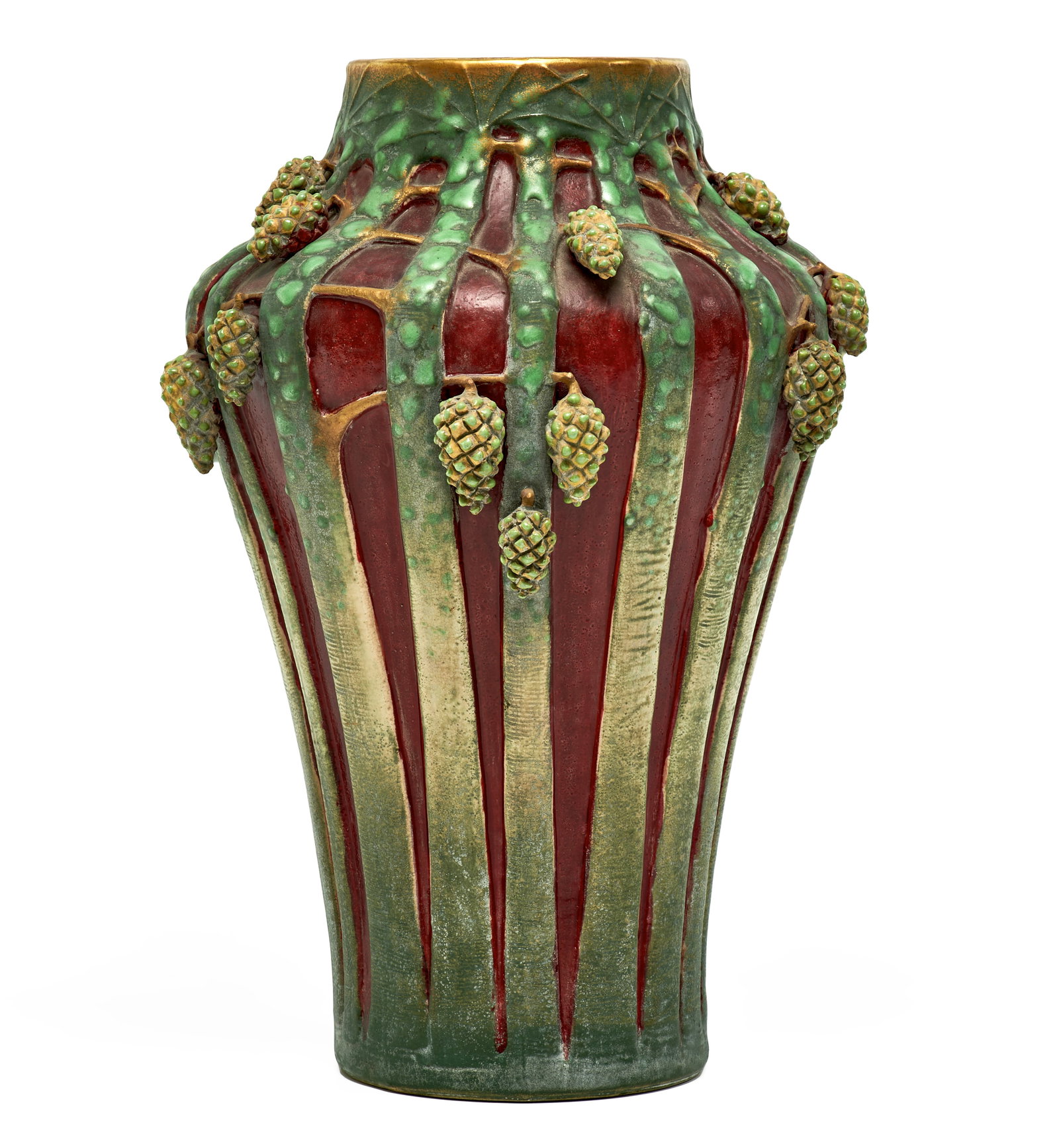 Amphora by Paul Dachsel Pine cone vase (1 of 4)
