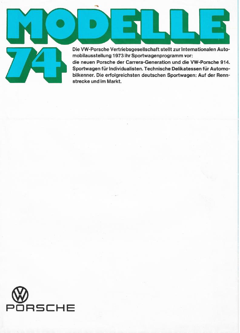 Porsche Folder models 1974 (1 of 1)