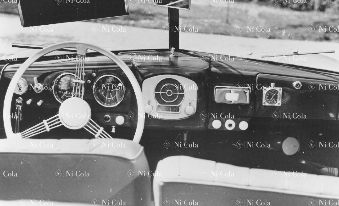Porsche Original b/w company press photo 356 Cabrio: Back was write on, photo print from the 70s, 17 x 12 cm