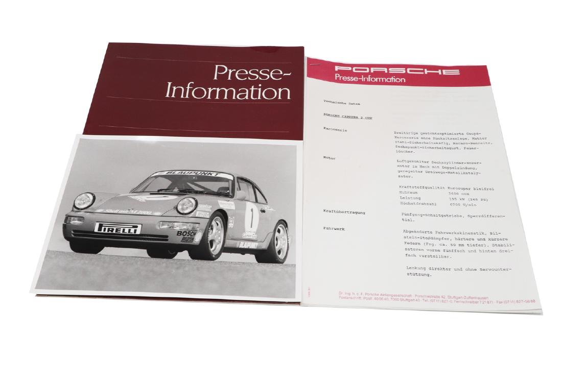 Porsche Press kit Carrera 2 Cup car production series (1 of 1)