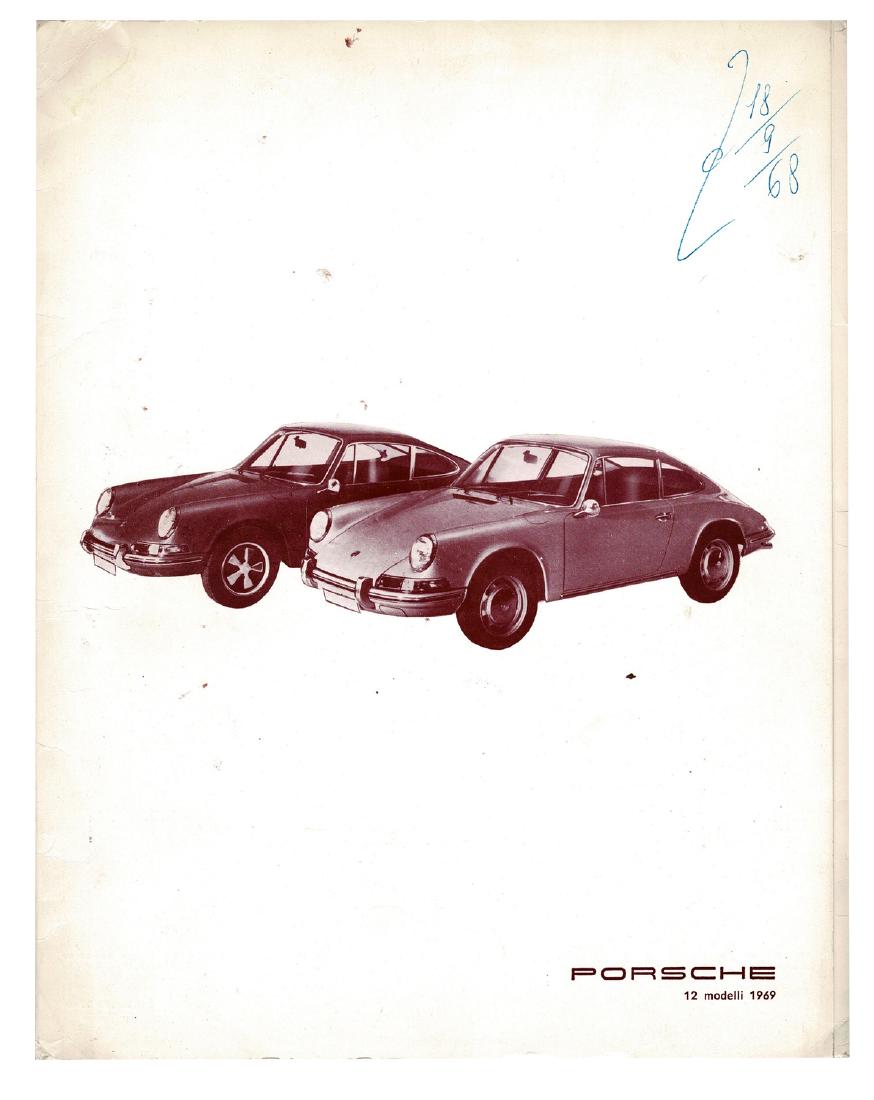 Porsche Press kit type 911 S 911 E 911 T 912 from 1968 (1 of 1)