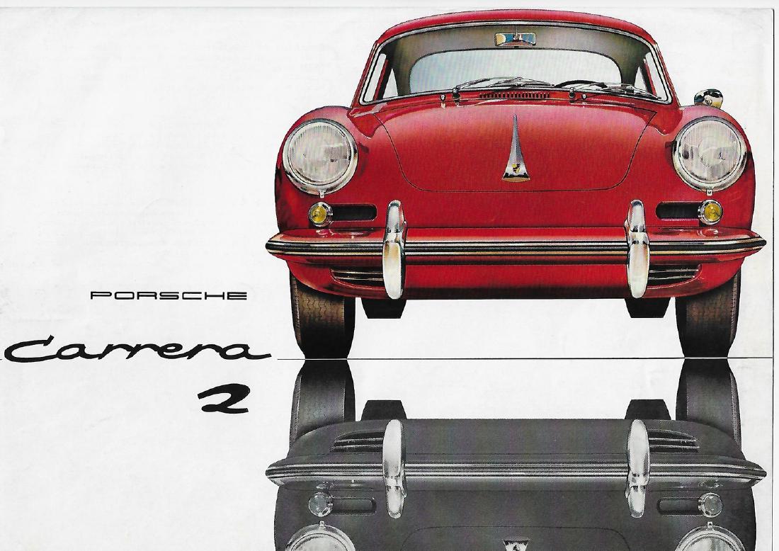 Porsche Sales brochure Carrera II from 1962 (1 of 1)