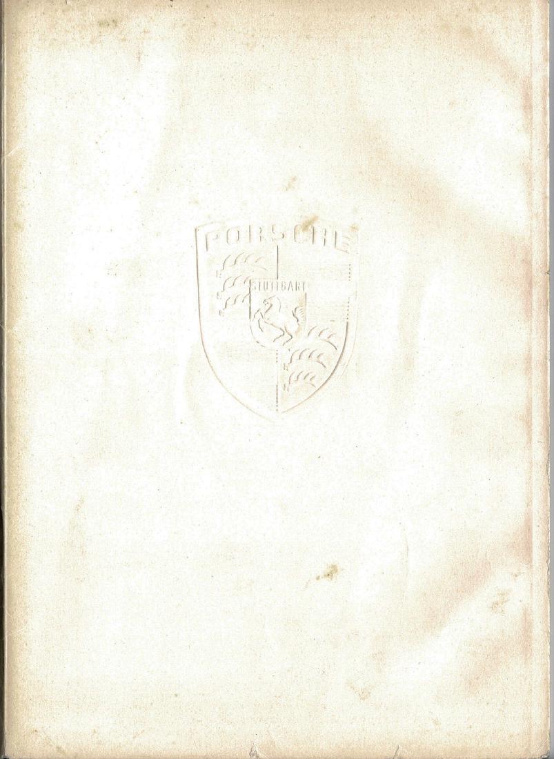 Porsche Brochure 911 from 1965 (1 of 1)