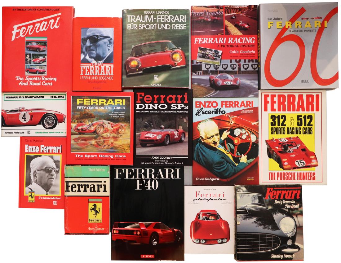 Ferrari Mixed lot with 15 books (1 of 1)