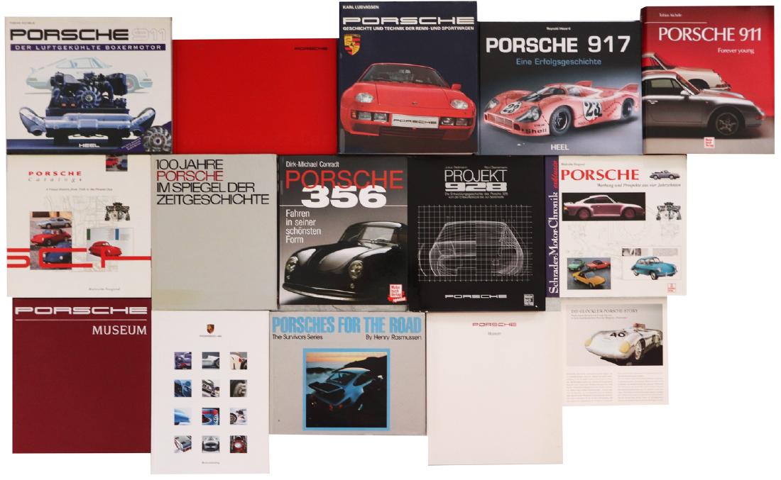 Porsche Mixed lot with 14 books (1 of 1)