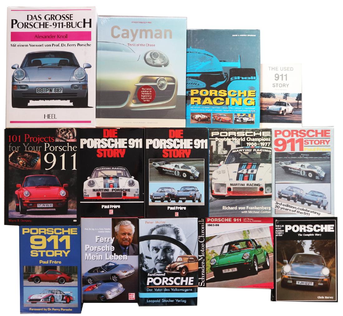 Porsche 9 books / brochures (1 of 1)