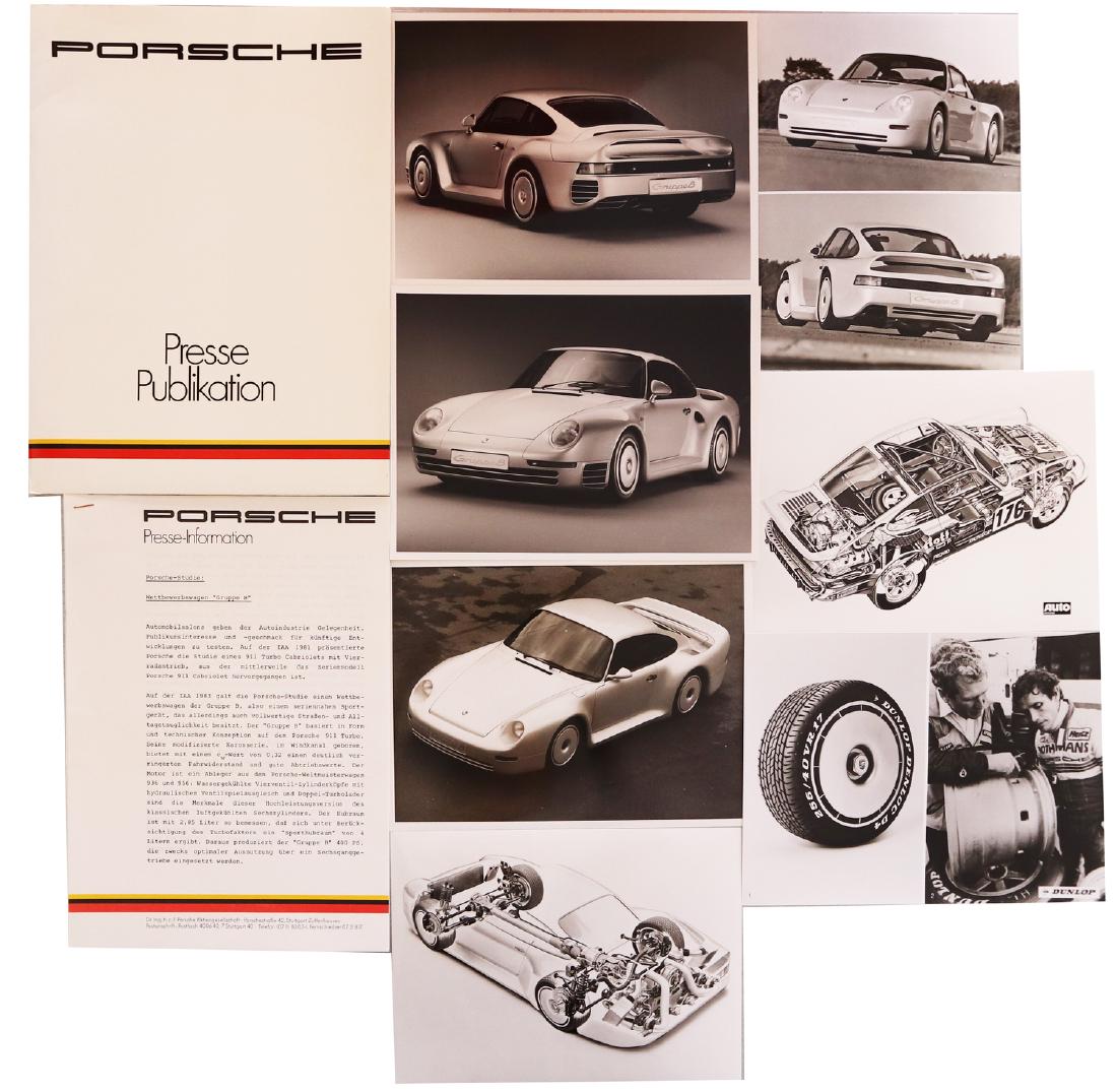 Porsche Press kit Porsche 959 group B from 1984 (1 of 1)