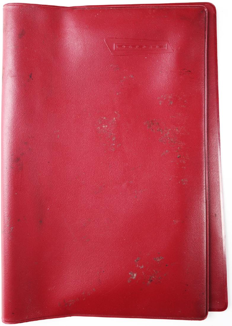 Porsche Owner's folder type 356 Speedster from (1 of 1)