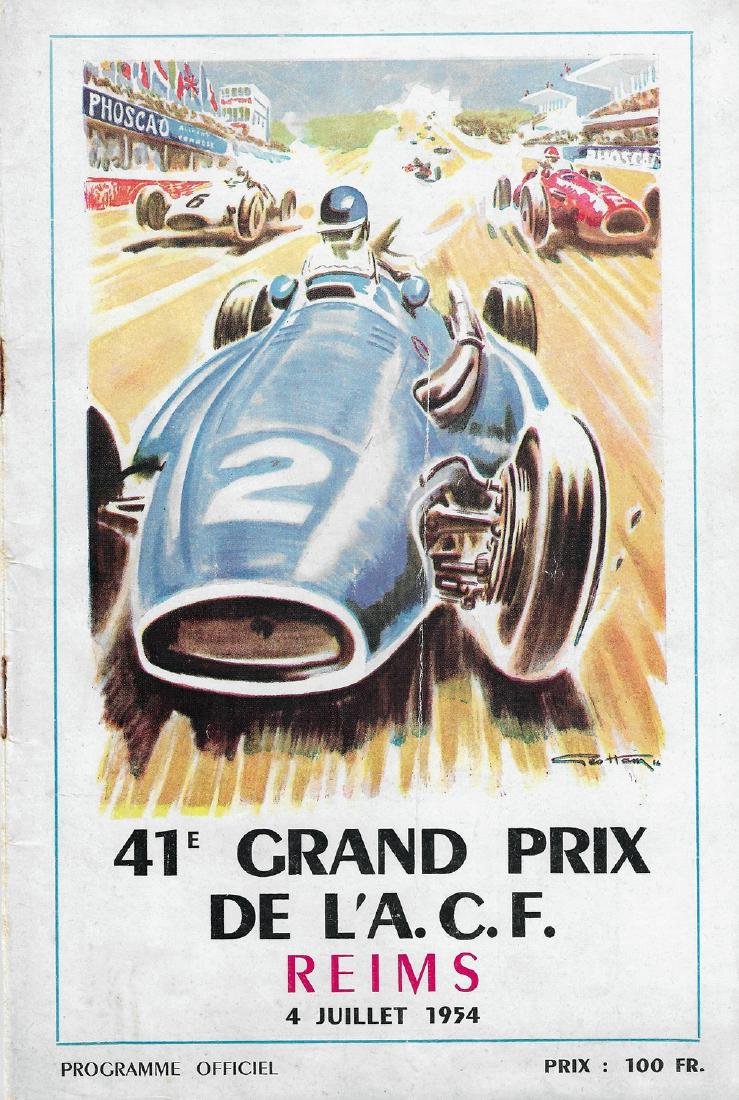 Rennprogramm 41e Grand Prix de l'ACF Reims 4 Juillet (1 of 1)