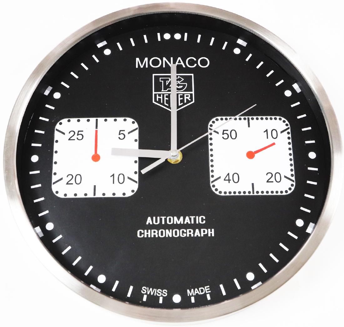 TAG HEUER Wall Clock Monaco (1 of 1)