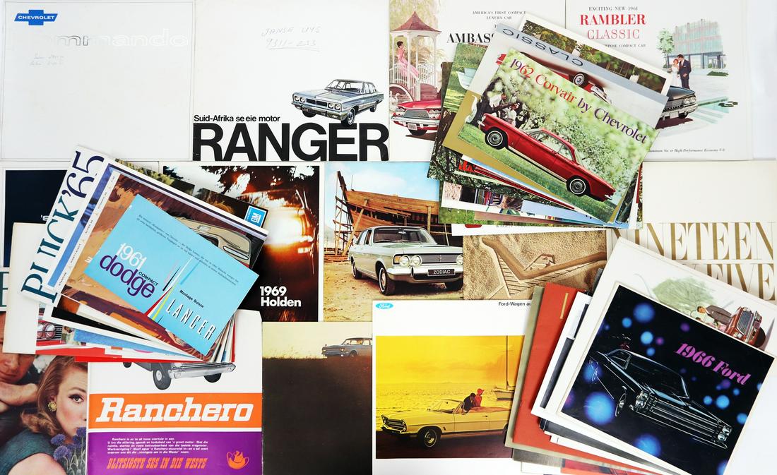 Automobilia 68 brochures American manufacturers from (1 of 1)