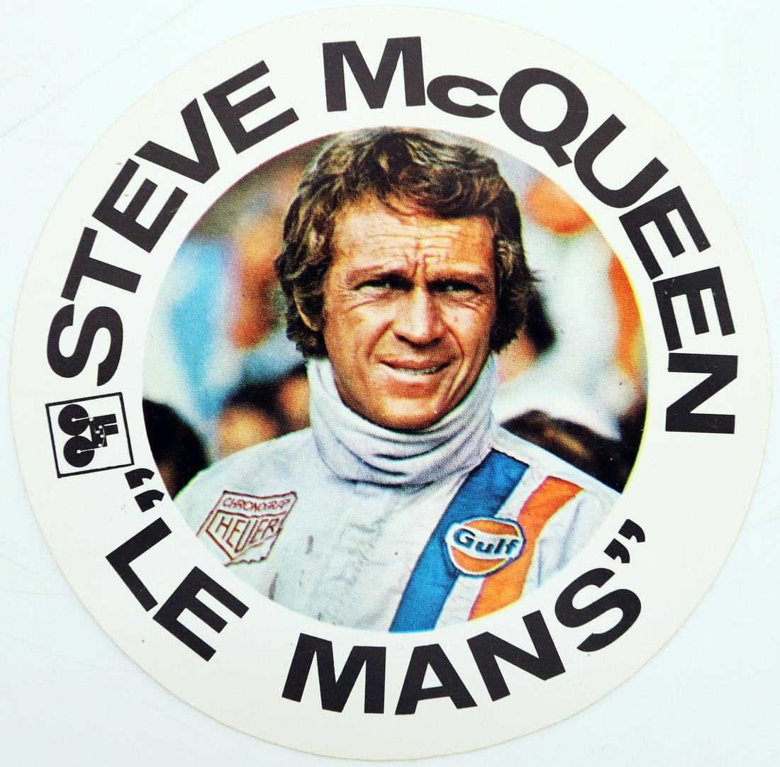 Automobilia Original sticker Steve McQueen 'Le Mans' (1 of 1)
