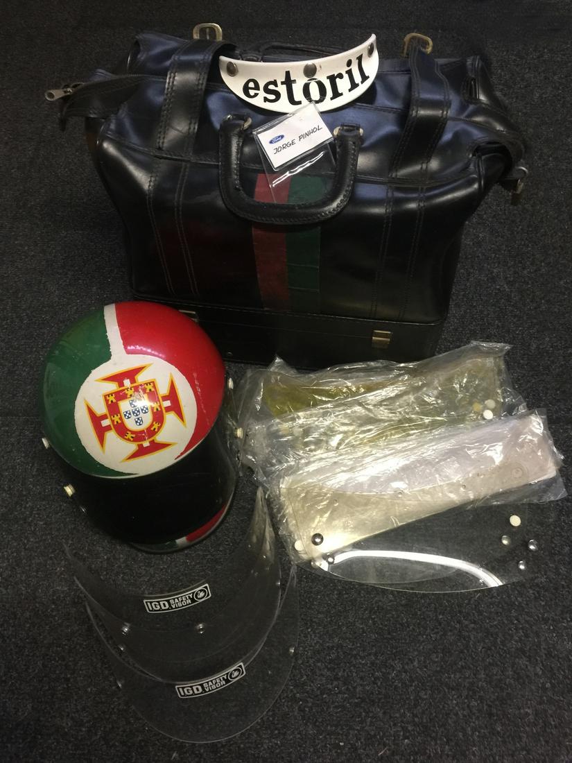 Automobilia Original mixed lot with bag, helmet and (1 of 1)