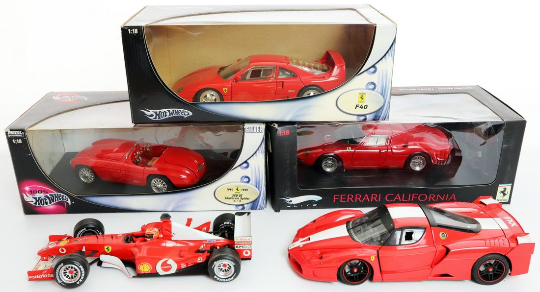 Ferrari 5 model cars (1 of 1)