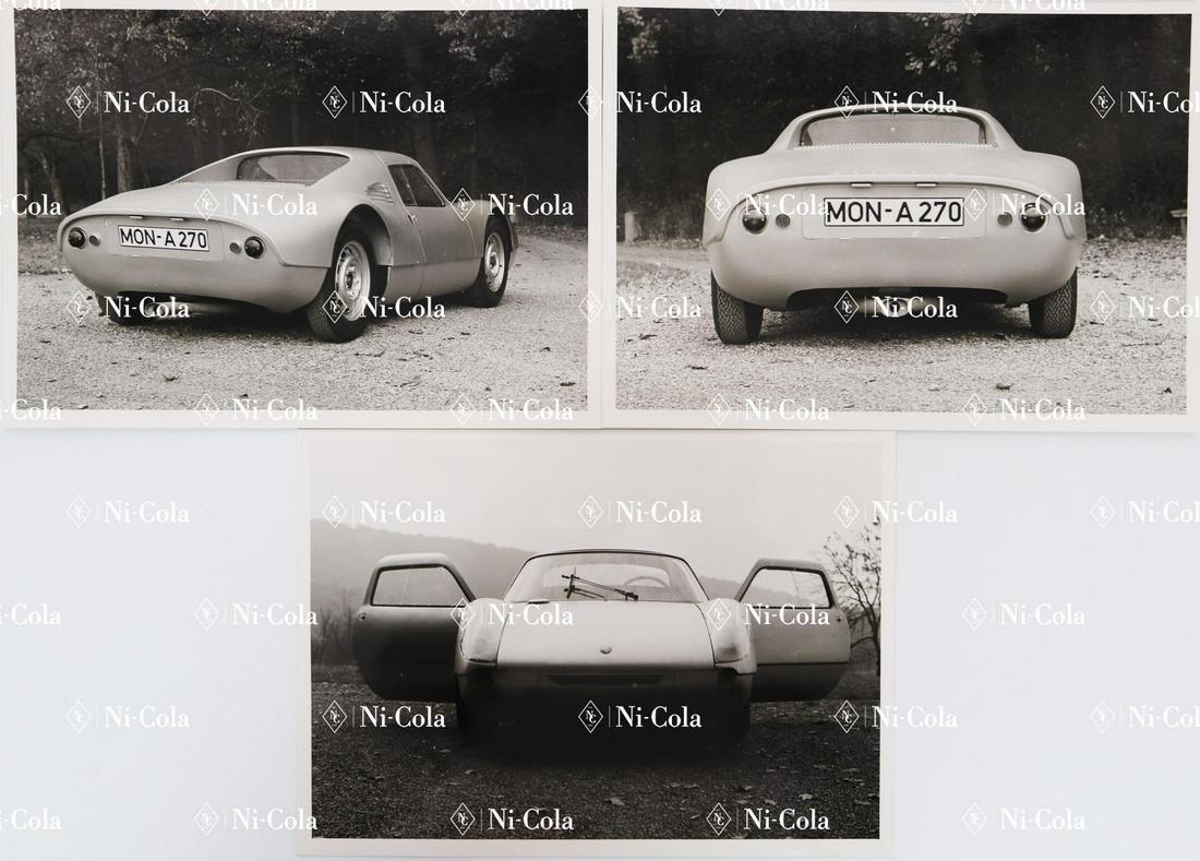 Porsche 3 original B/W factory press photos type 904 (1 of 1)
