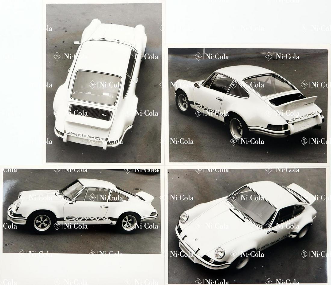 Porsche 4 original B/W factory press photos Carrera RSR (1 of 1)