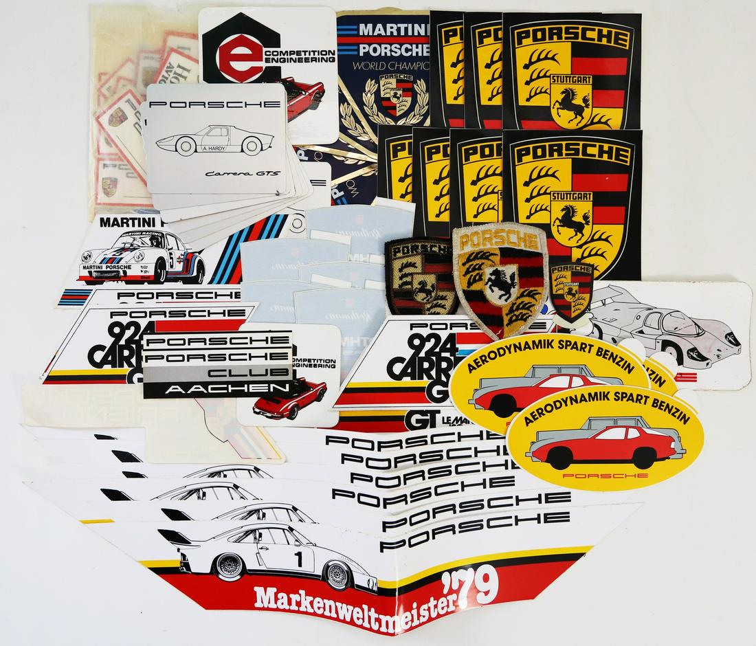 Porsche 50 stickers late 70s - mid 90s: From Porsche racing events etc.