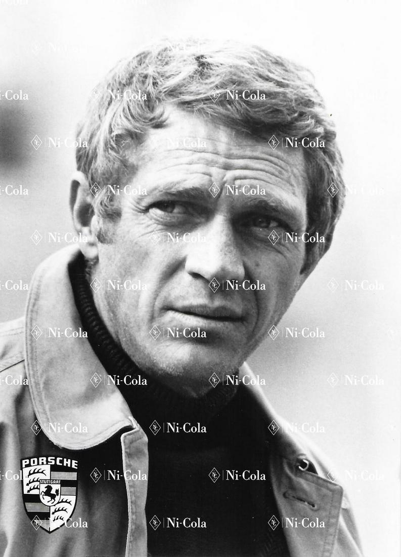 Porsche Original driver card of Steve McQueen from 1970 (1 of 1)
