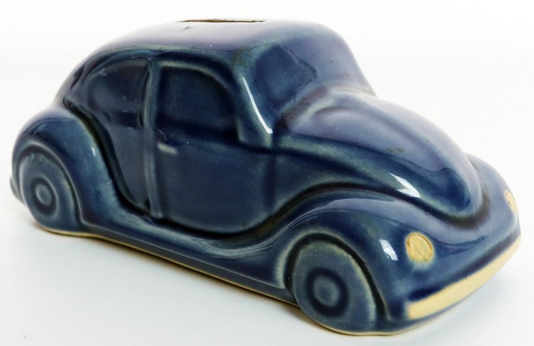 Volkswagen Porcelain money box VW 'Pretzel' Beetle (1 of 1)