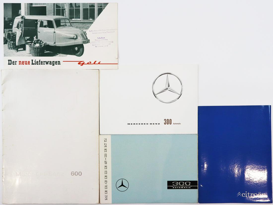 Automobilia 5-parts from the 50s to 60s (1 of 1)