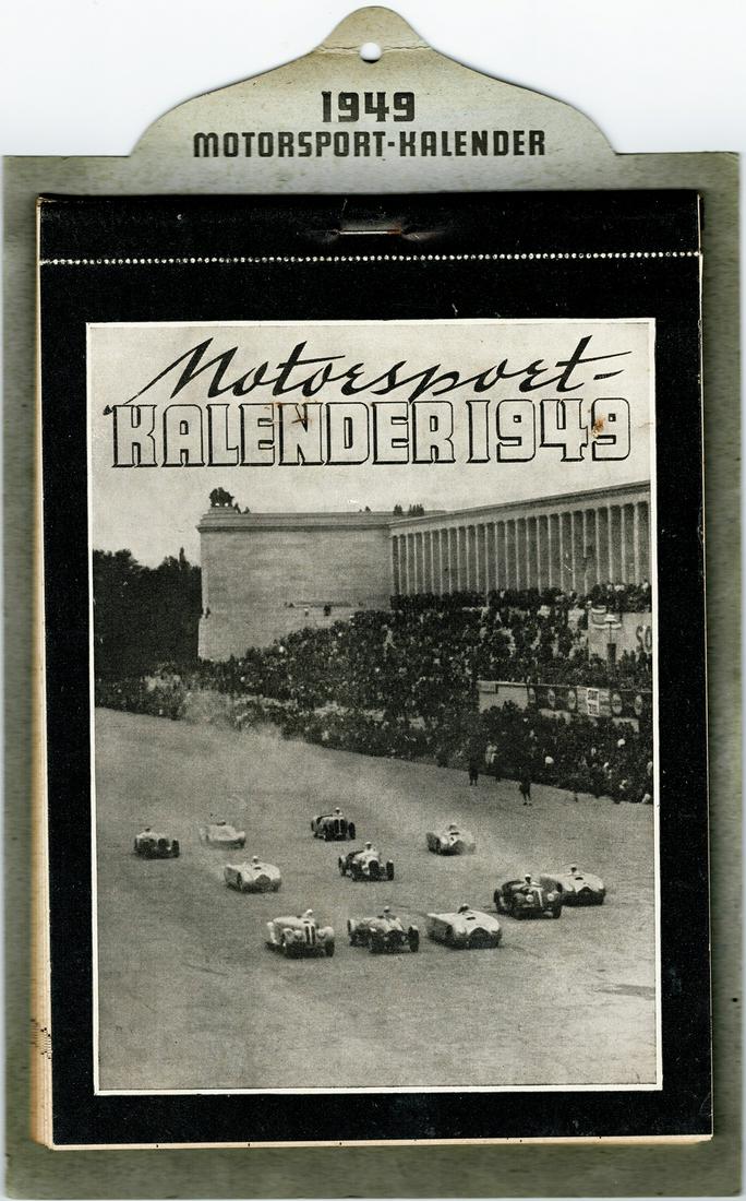 Automobilia Motorsport-Calendar 1949: In images and text, German