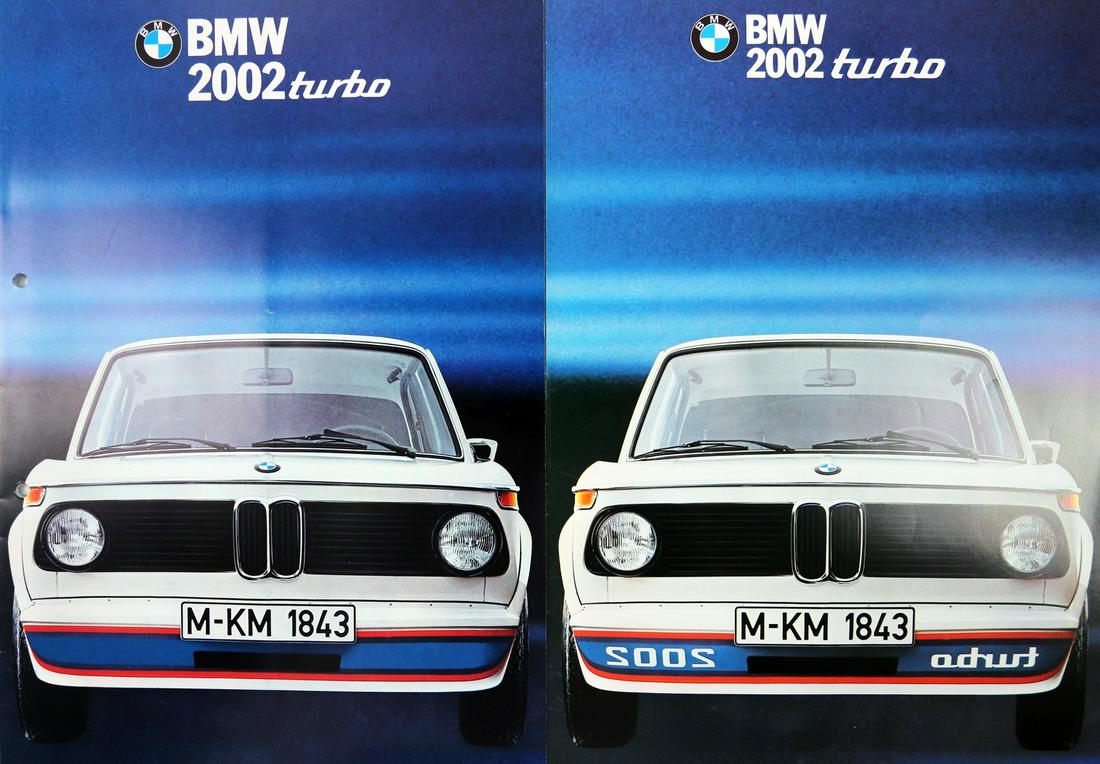BMW 2 brochures BMW 2002 Turbo (1 of 1)