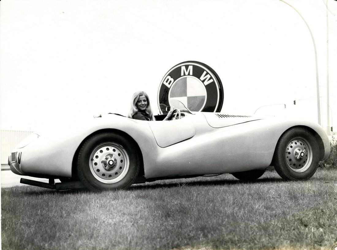BMW Original B/W press photo probably BMW 328 prototype (1 of 1)