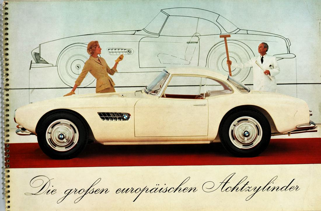 BMW Brochure 'Die großen europäischen Achtzylinder' (1 of 1)