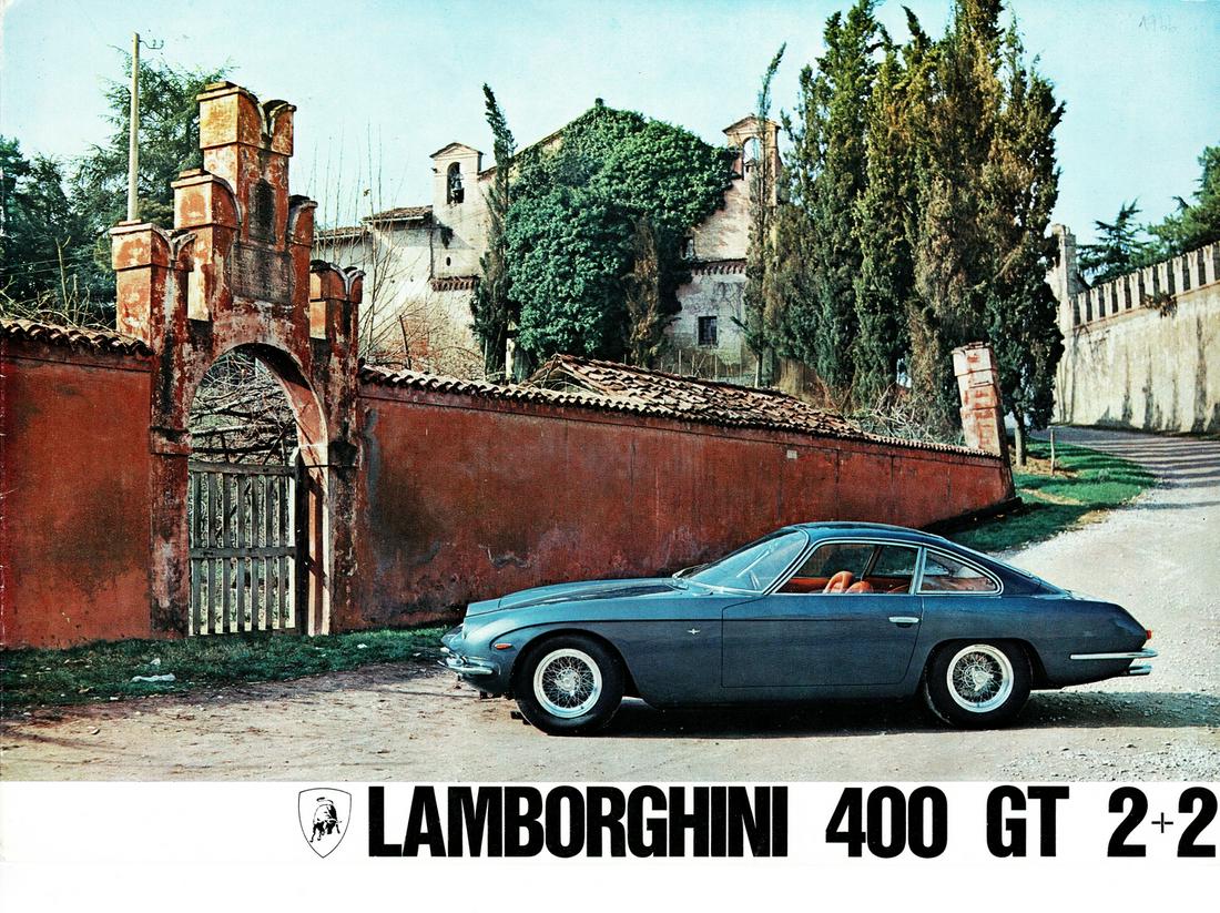 Lamborghini Sales brochure type 400 GT 2+2 (1 of 1)