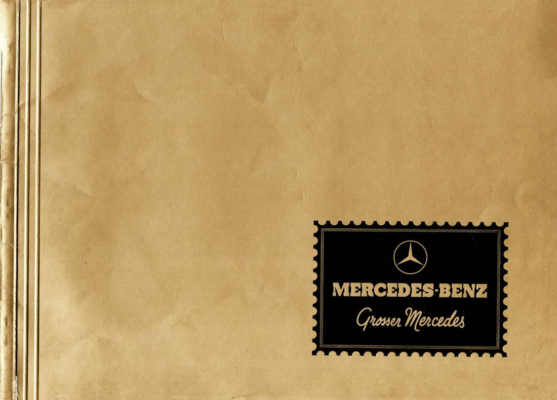 Mercedes-Benz Brochure Großer Mercedes from 1935 (1 of 1)