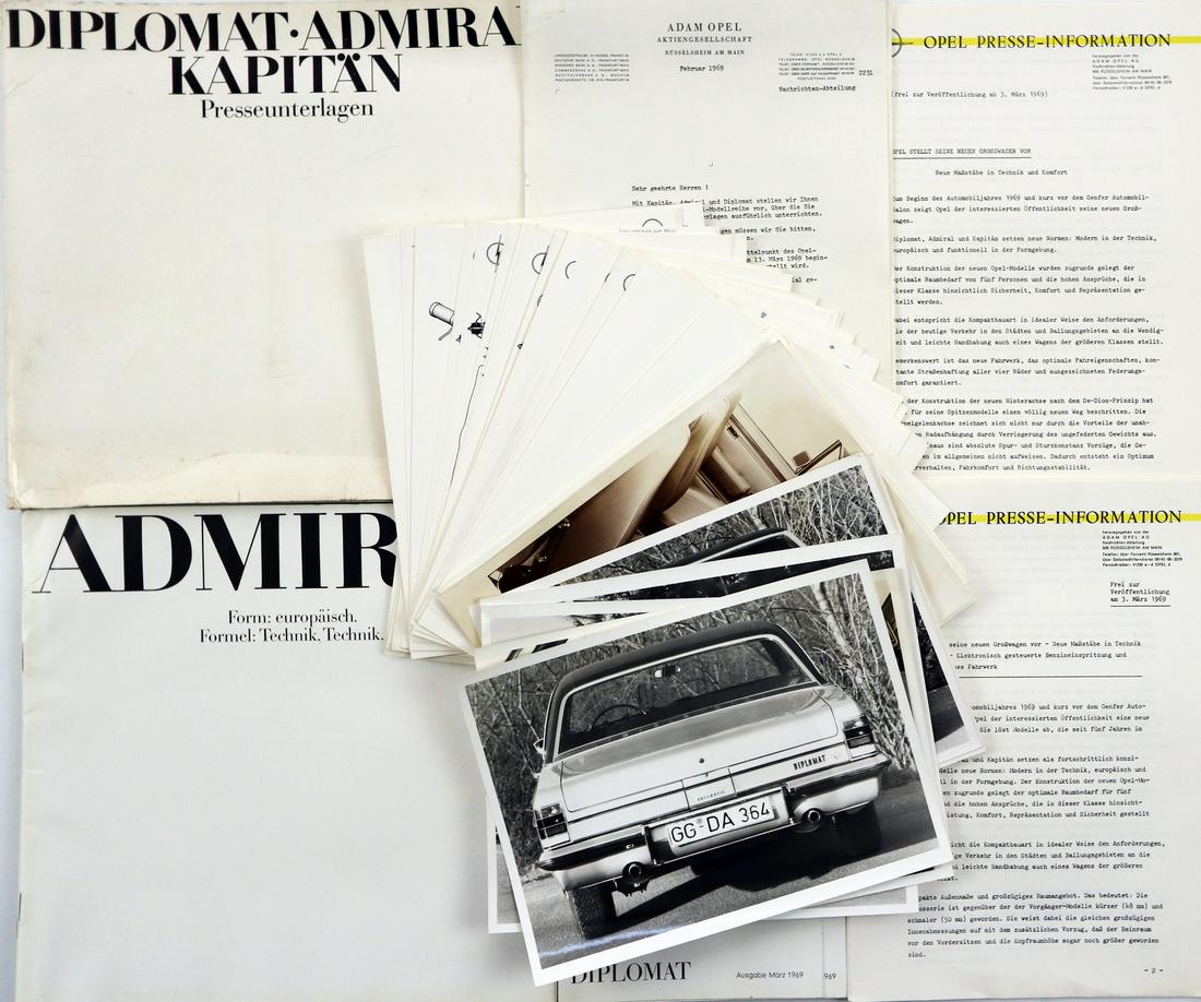 Opel Press kit type 'Diplomat, Admiral, Kapitän' 13. (1 of 1)
