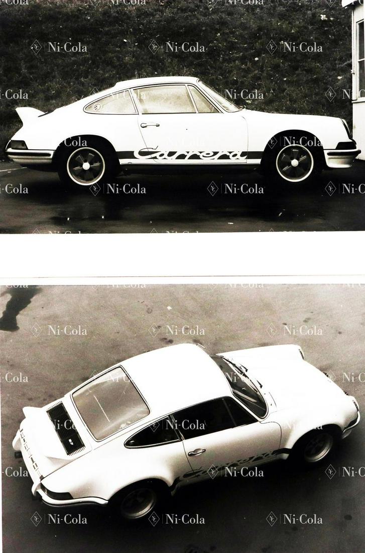Porsche 2 original B/W factory press photos (1 of 1)