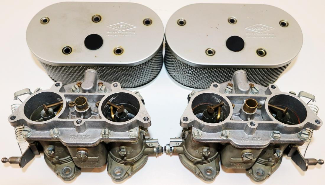 Porsche 2 Solex throttle 40 PII-4 with Knecht air (1 of 3)