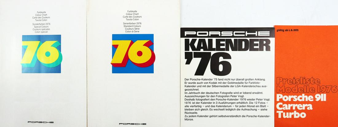 Porsche 4 parts from 1976 (1 of 1)