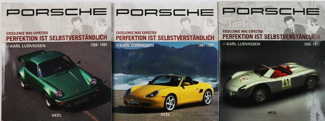Porsche Book 'Perfektion ist selbstverständlich' by: In 3 volumes, German