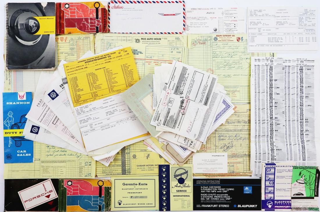 Porsche Approx. 150 parts of historical documents of a (1 of 1)
