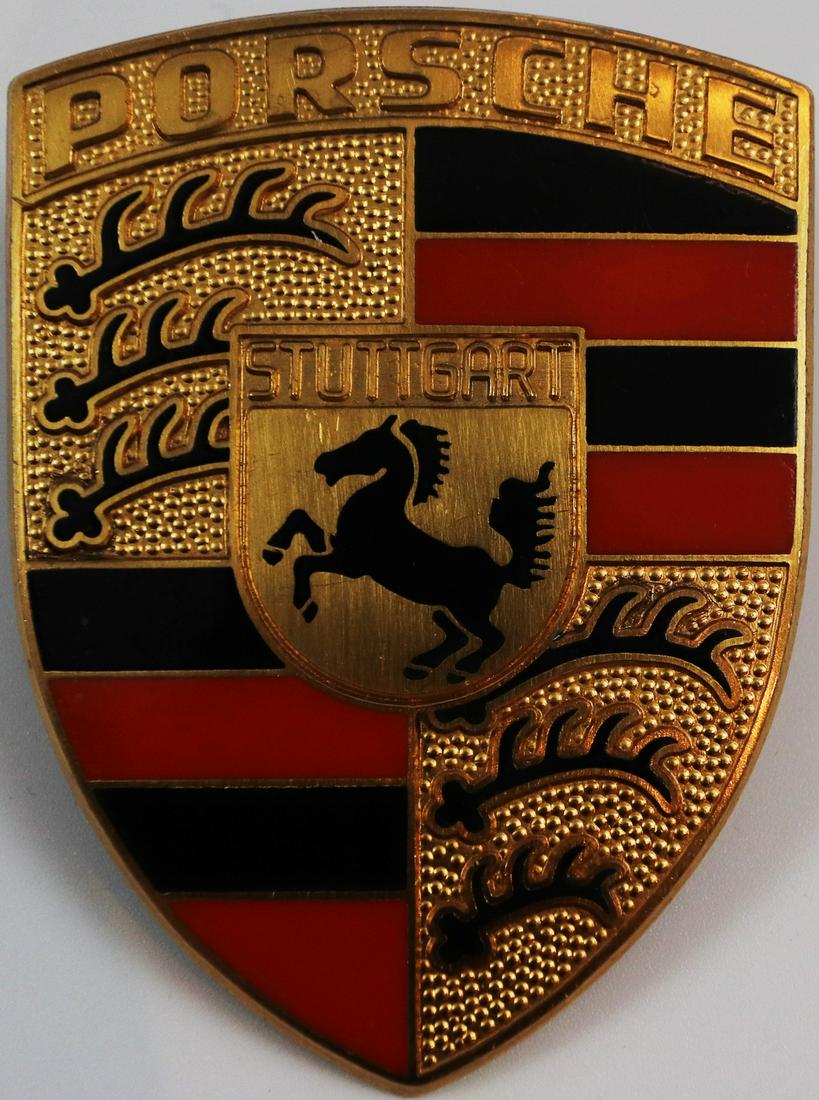 Porsche Bonnet emblem for early F-model (1 of 1)