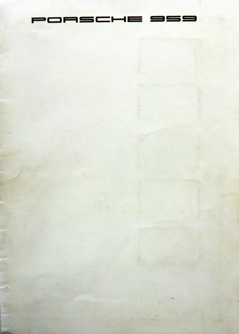 Porsche Folder for type 959 (1 of 2)